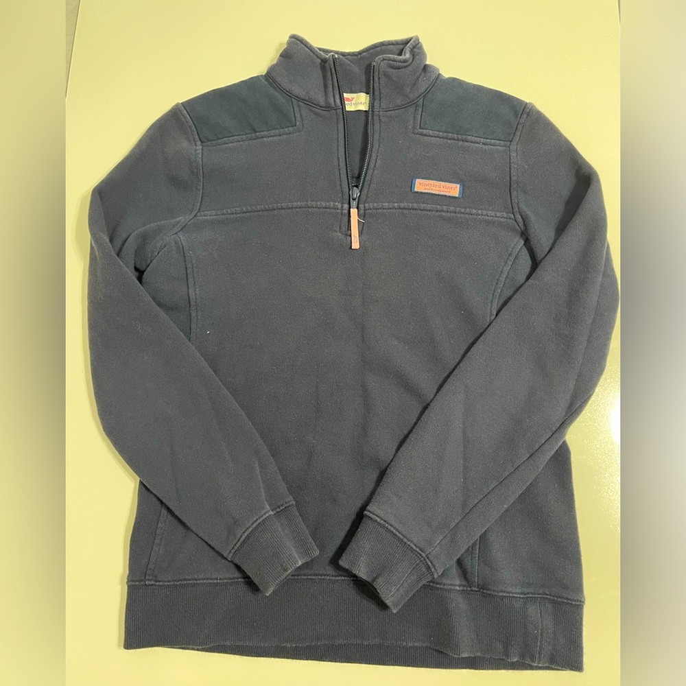 Women’s Vineyard Vines Half-Zip Pullover Navy Blue, Sz XS